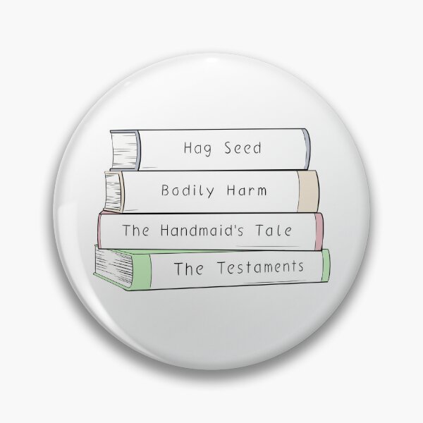 Item preview, Margaret Atwood most popular work, book stack designed and sold by book-buffs.