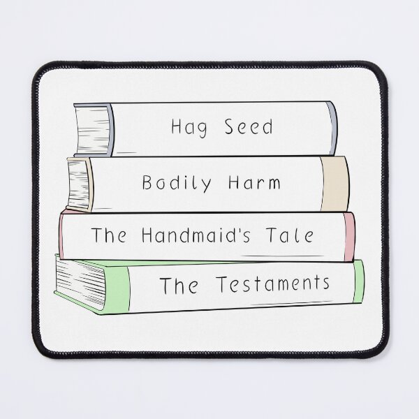 Item preview, Margaret Atwood most popular work, book stack designed and sold by book-buffs.