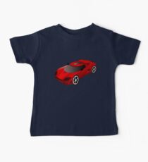 Red Sports Race Car Baby Tee
