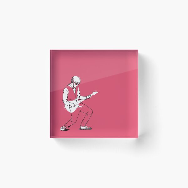 Air Guitar Acrylic Block