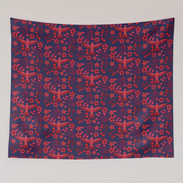 Item preview, Flower & bird designed and sold by Floralfusion.