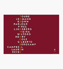 Arsenal Invincibles Photographic Print