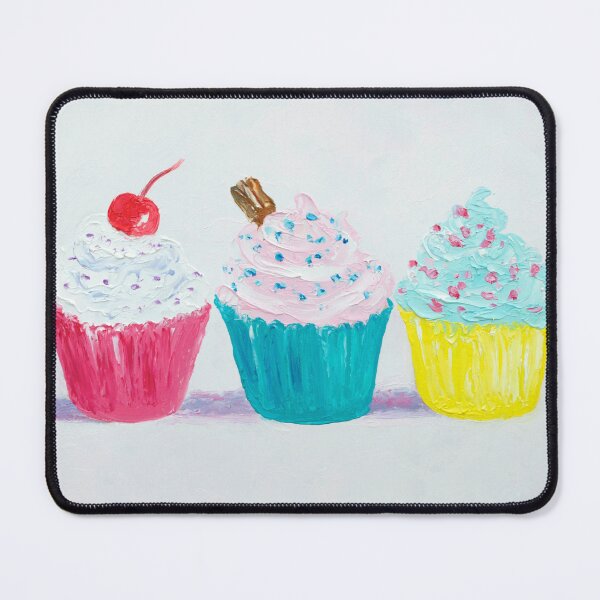 Item preview, Frosted Cupcakes painting designed and sold by MatsonArtDesign.