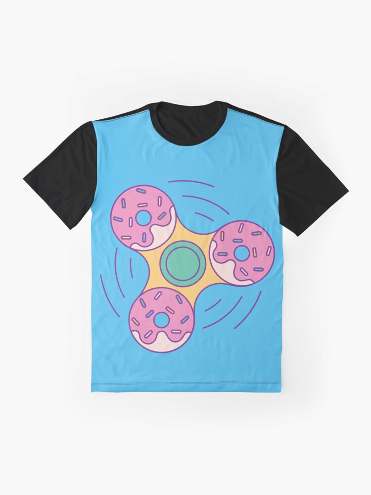 Alternate view of Doughnut Fidget Spinner Graphic T-Shirt