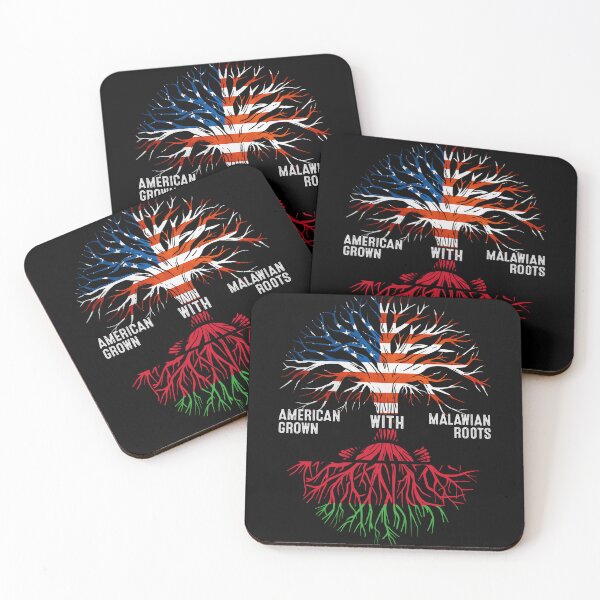 Item preview, American Grown With Malawian Roots Tree Malawi Flag designed and sold by MoHaCo.