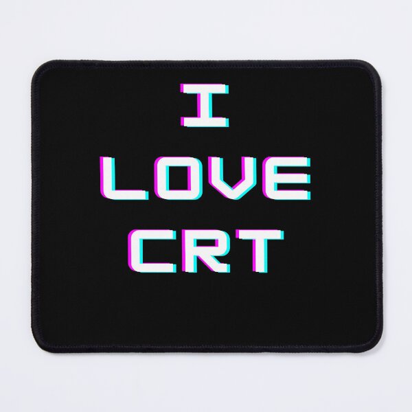 Item preview, I LOVE CRT FUNNY QUOTES SAYING OLD RETRO MONITOR designed and sold by Hohohaxi.