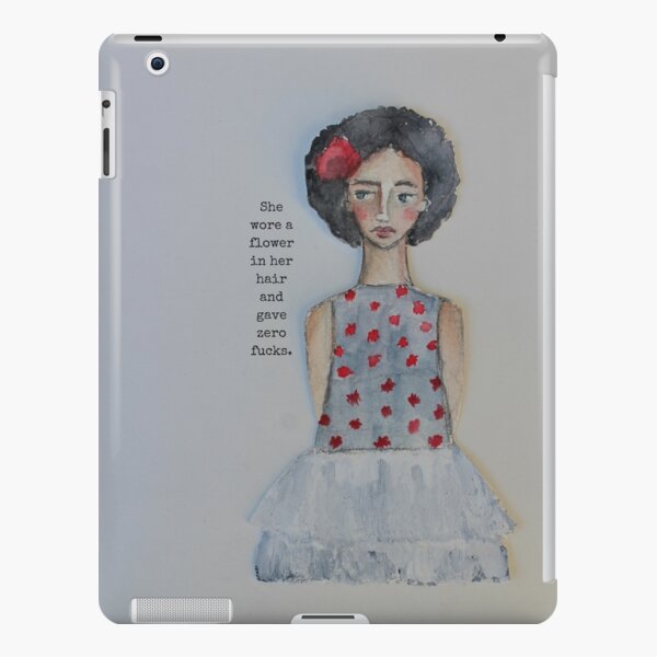 She Wore A Flower In Her Hair iPad Snap Case