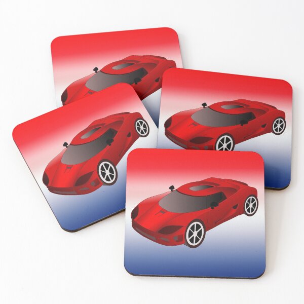 Item preview, Red Sports Race Car designed and sold by Gravityx9.