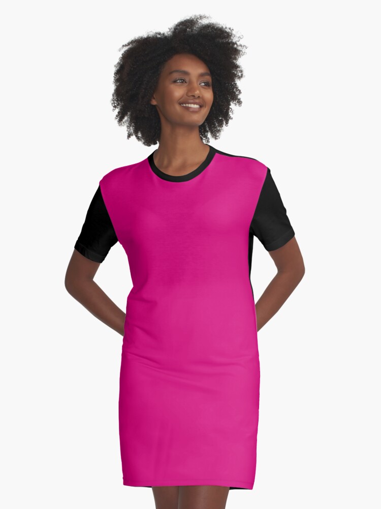 Fuchsia shirt hot sale dress