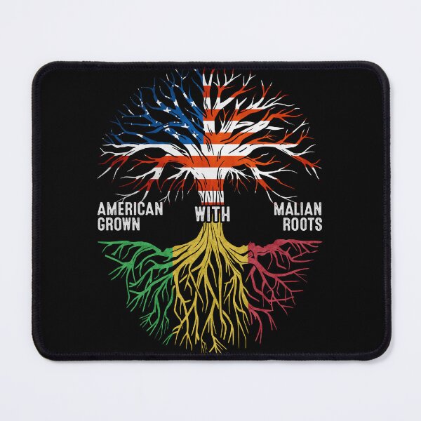 Item preview, American Grown With Malian Roots Mali Flag designed and sold by MoHaCo.