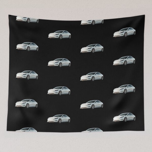 Item preview, Tesla Model X in white - Elon Musk designed and sold by NadjasClothing.