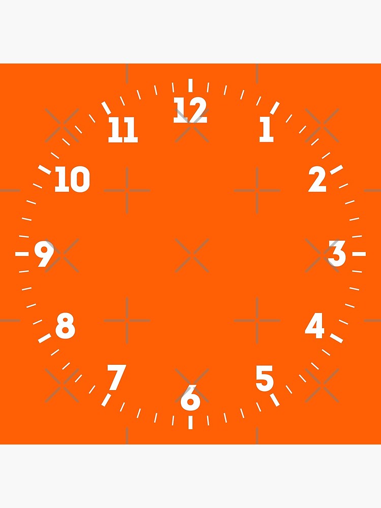 Festive Orange Accent Solid Color Decor by Garaga