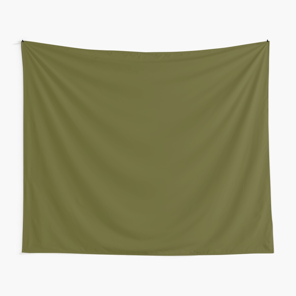 Khaki Green Solid Color Decor Mini Skirt for Sale by Garaga