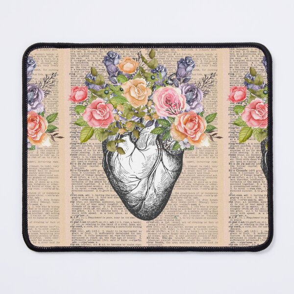 Item preview, Vintage Medical Floral Heart Art designed and sold by Preslava Genova.