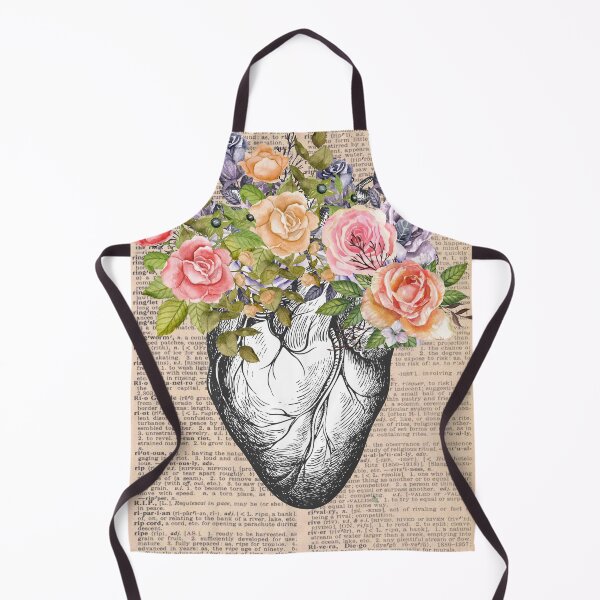 Item preview, Vintage Medical Floral Heart Art designed and sold by Preslava Genova.