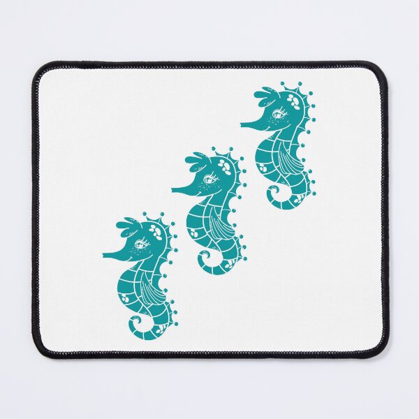 Item preview, Three Smiling Seahorses - Beautiful Sea Creatures designed and sold by ShaStyle ArtFo.