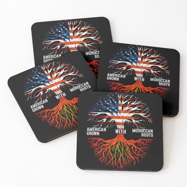Item preview, American Grown With Moroccan Roots Morocco Flag designed and sold by MoHaCo.