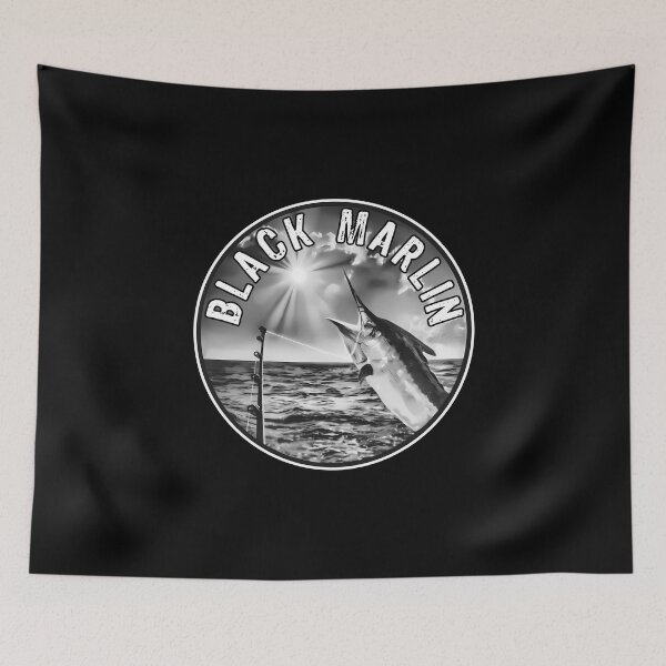 Item preview, The black marlin fish in deep sea fishing designed and sold by umfhn.