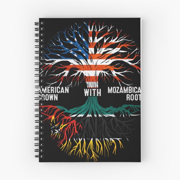 Item preview, American Grown With Mozambican Roots Tree Mozambique Flag designed and sold by MoHaCo.