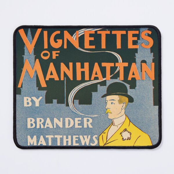Item preview, VIGNETTES OF MANHATTAN by Brander Matthews 1894 Book Cover Poster by Edward Penfield designed and sold by retroposters.
