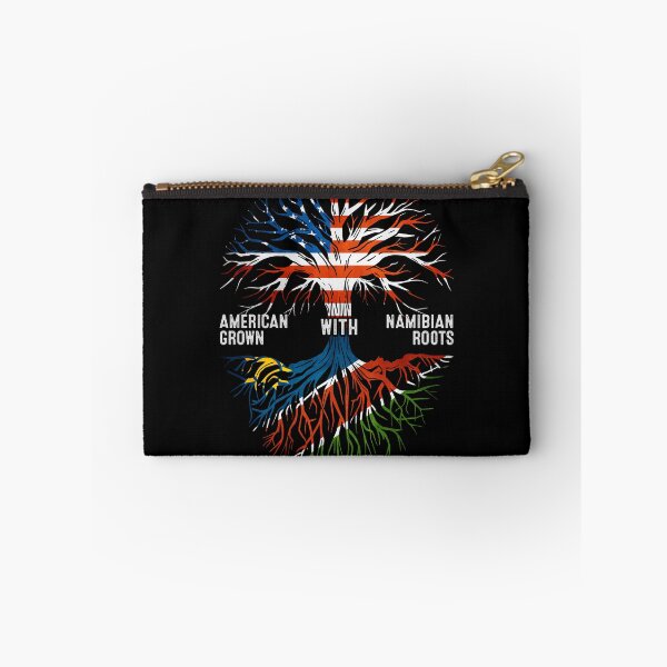 Item preview, American Grown With Namibian Roots Tree Namibia Flag designed and sold by MoHaCo.