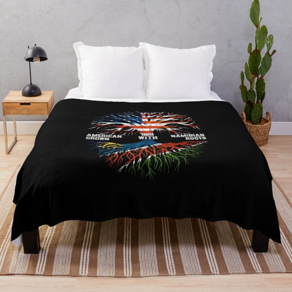 Item preview, American Grown With Namibian Roots Tree Namibia Flag designed and sold by MoHaCo.