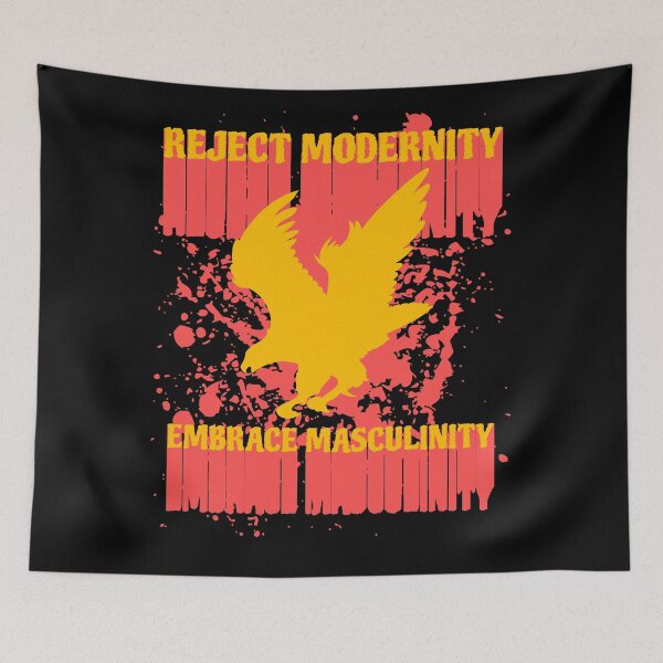 Item preview, Reject modernity embrace masculinity designed and sold by StoicMindset.