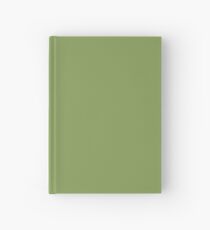 Moss Green Solid Color Decor Hardcover Journal