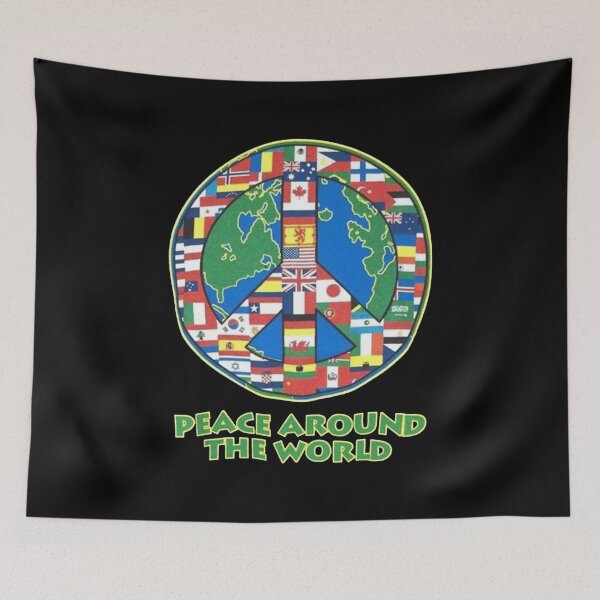 Item preview, Peace around the world designed and sold by shopGiima.