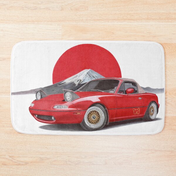 Item preview, Mazda Miata MX5 with French Bulldog. designed and sold by Car drawings by Pavlo Scherbatyuk.