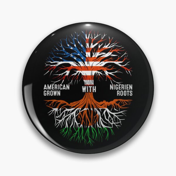 Item preview, American Grown With Nigerien Roots Niger Flag designed and sold by MoHaCo.