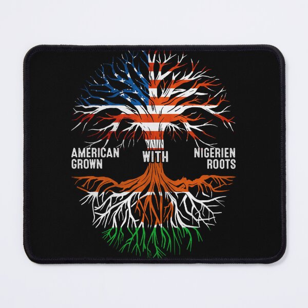 Item preview, American Grown With Nigerien Roots Niger Flag designed and sold by MoHaCo.
