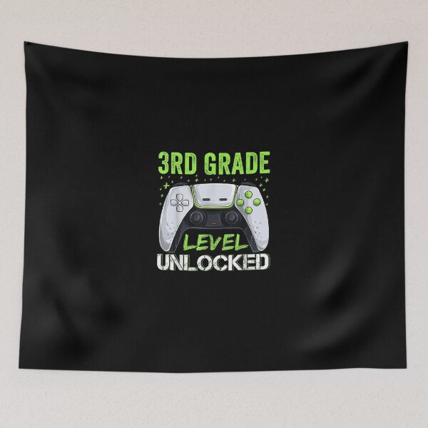 Item preview, Third Grade Level Unlocked Back To School Gamer Boy T-Shirt designed and sold by DemerathQuartz.