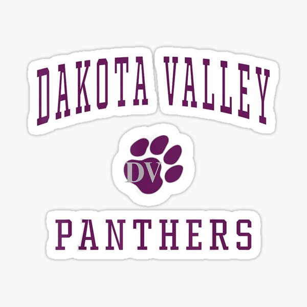 "Dakota Valley High School Panthers 386" Sticker for Sale by