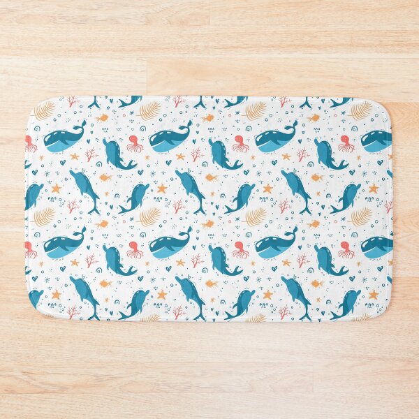 Item preview, Under the sea seamless - Pattern with cute animals  designed and sold by Akimatax ✯✯✯✯✯.