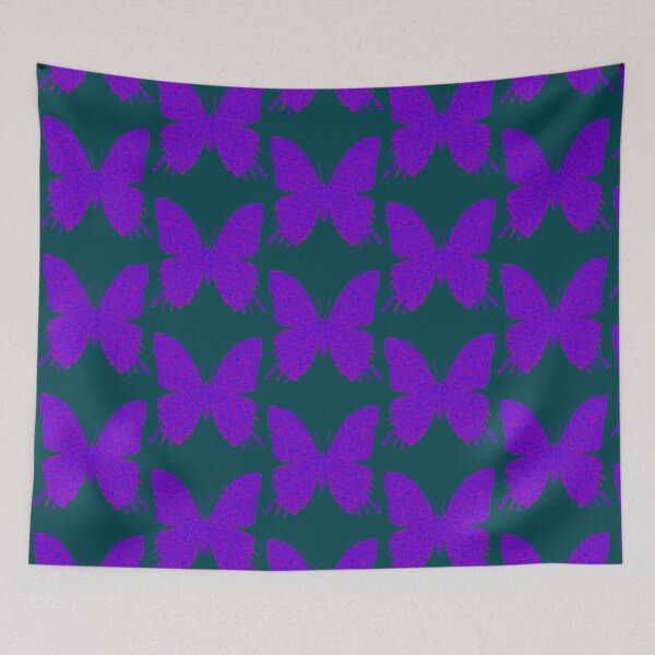 Aperçu de l'œuvre DeepDream Violet Violet Papillon créée et vendue par OnlyPinks.