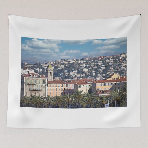 Item preview, Nice old town and palm trees designed and sold by goceris.