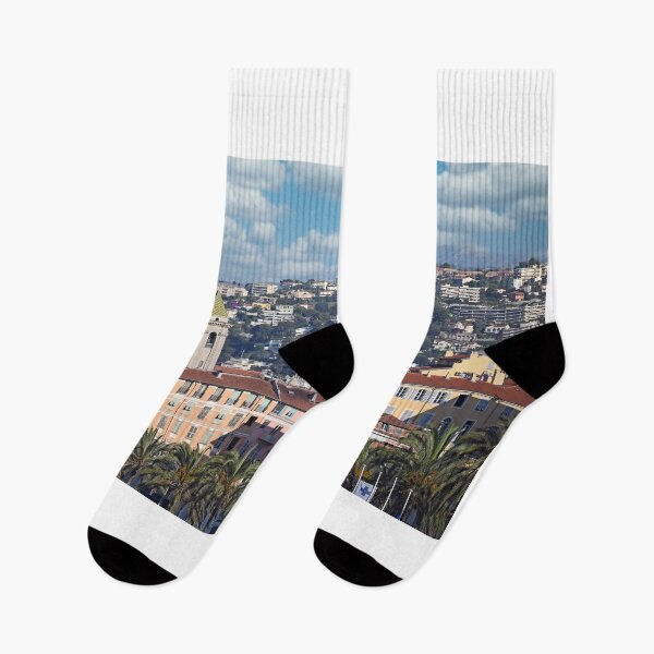 Item preview, Nice old town and palm trees designed and sold by goceris.