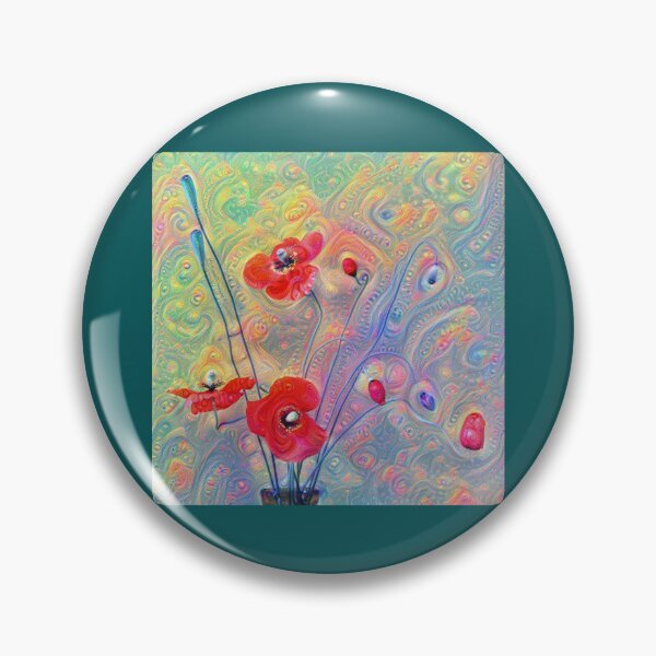 Item preview, Deepdreamed Poppies   designed and sold by OnlyPinks.