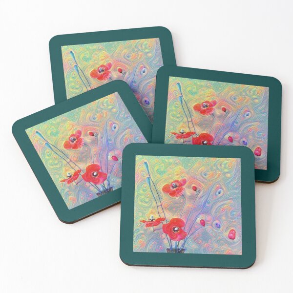 Item preview, Deepdreamed Poppies   designed and sold by OnlyPinks.