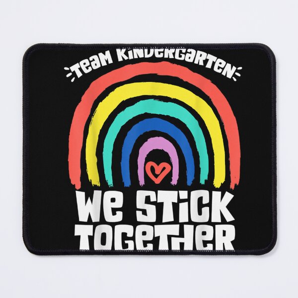 Item preview, Team Kindergarten We Stick Together Rainbow Teacher Student T-Shirt designed and sold by AxOtylia.