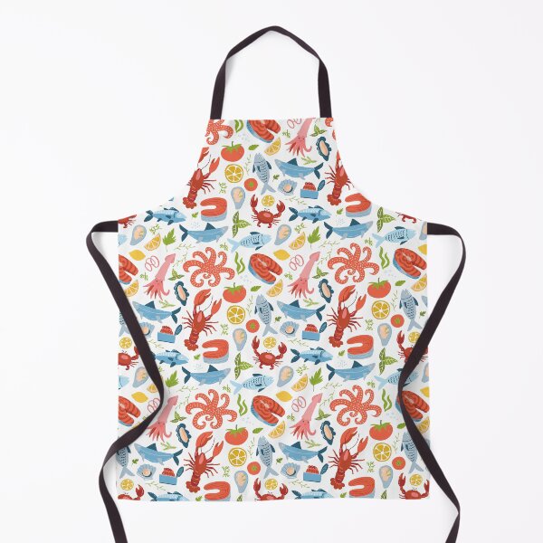 Item preview, Under the sea seamless - Pattern with cute animals designed and sold by Akimatax ✯✯✯✯✯.