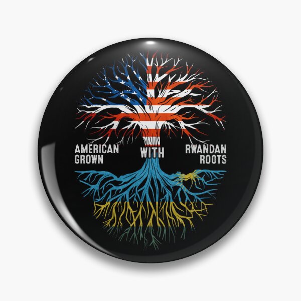 Item preview, American Grown With Rwandan Roots Rwanda Flag designed and sold by MoHaCo.