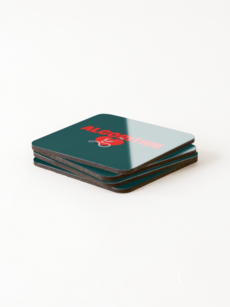 Thumbnail 4 of 5, Coasters (Set of 4), Doctor Algorithm   designed and sold by OnlyPinks.