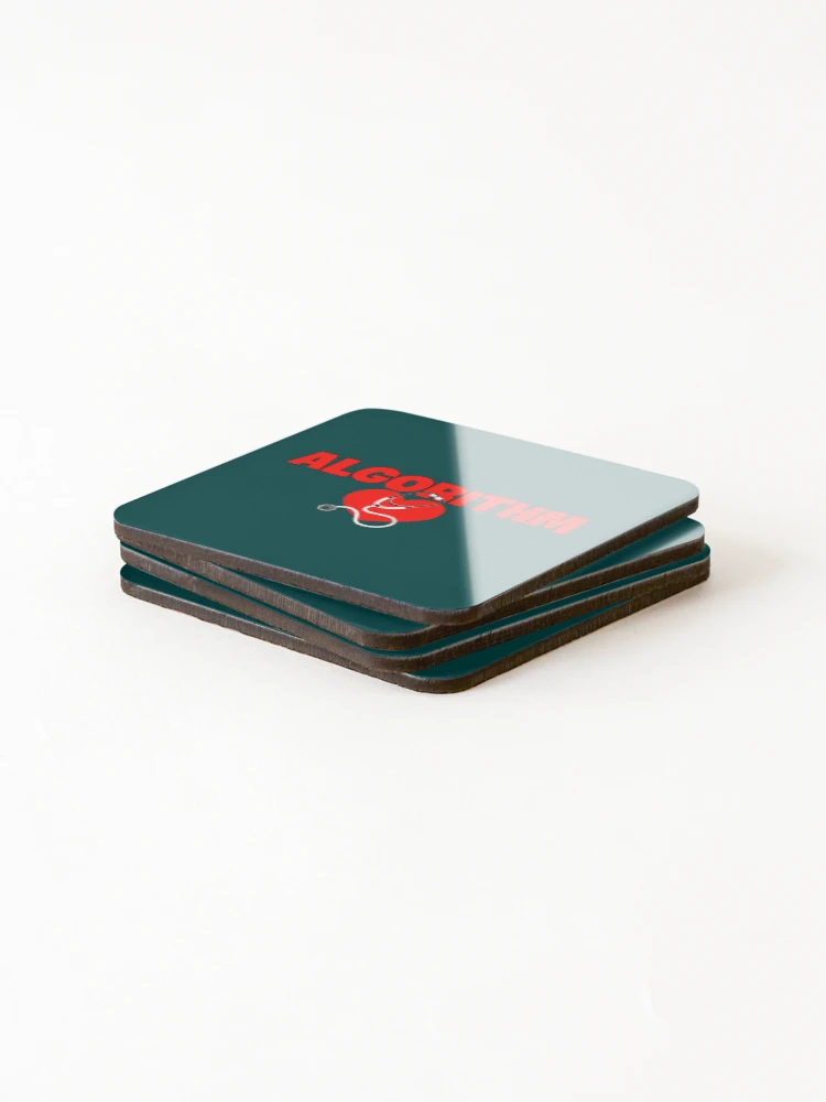 Thumbnail 4 of 5, Coasters (Set of 4), Doctor Algorithm designed and sold by OnlyPinks.