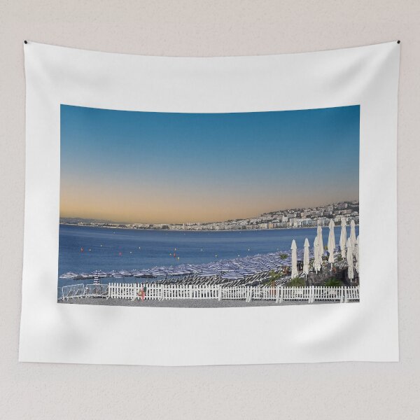 Item preview, The beach in Nice early in the morning designed and sold by goceris.