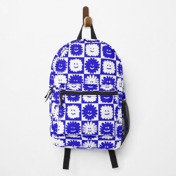 Item preview, Happy Flowers in blue designed and sold by studioanalog.