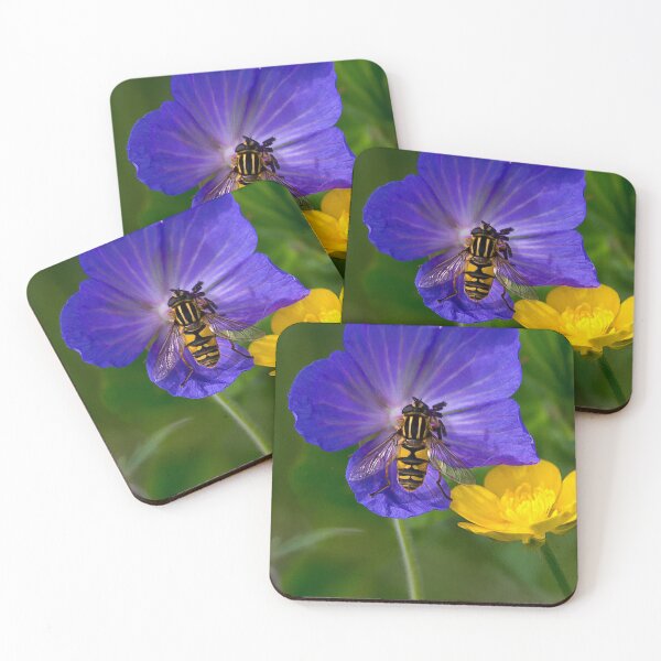 Item preview, Cranesbill, buttercup and Hoverfly designed and sold by Violaman.