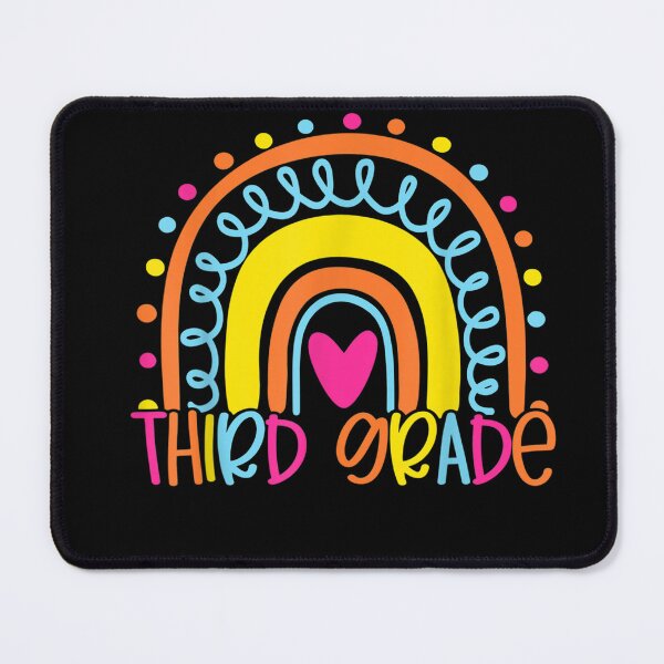 Item preview, Third Grade Rainbow Hello 3rd Grade Teacher Back to School T-Shirt designed and sold by DemerathQuartz.