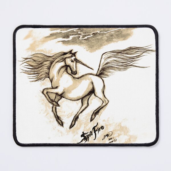 Item preview, Spit Fire the Unicorn designed and sold by redhairdangeros.